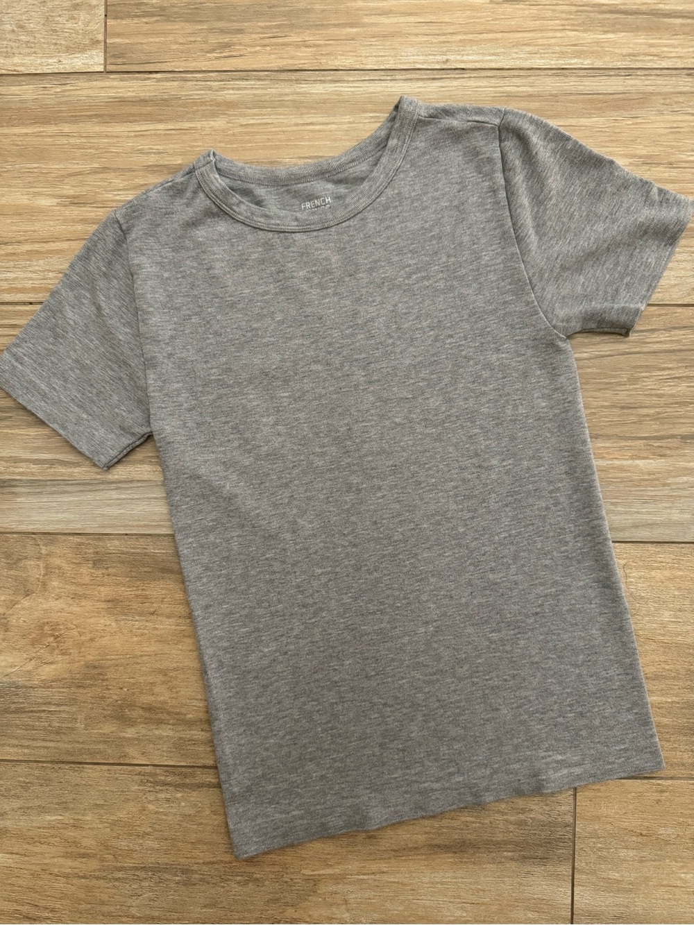 French Laundry Gray Short Sleeve Tee Size M/L